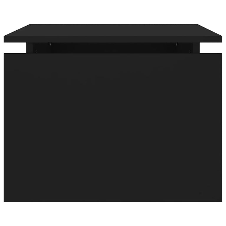 Salontafel 68x50x38 cm spaanplaat zwart MeubelReus