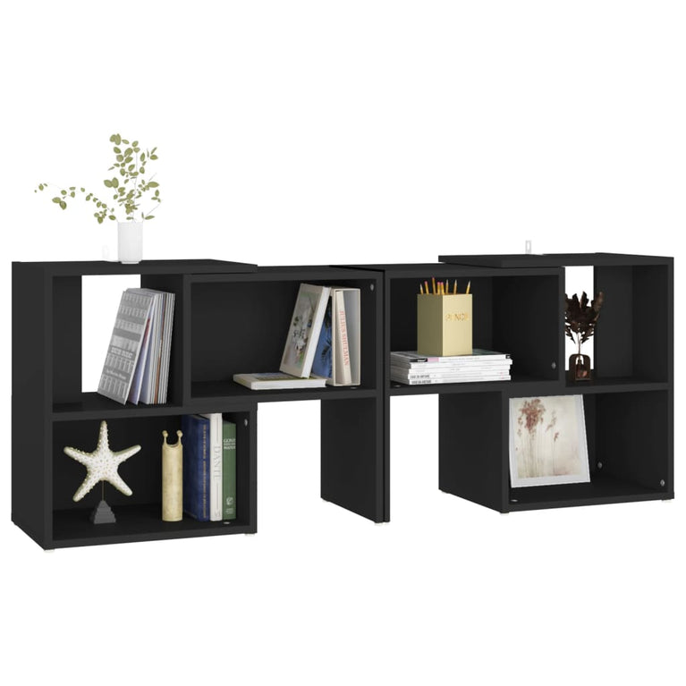 Tv-meubel 104x30x52 cm spaanplaat zwart MeubelReus