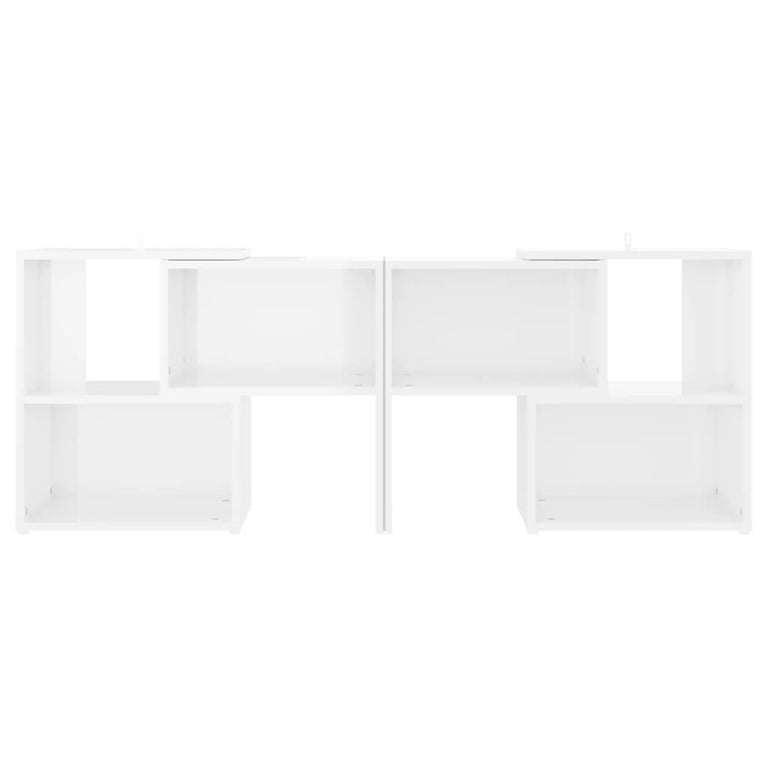 Tv-meubel 104x30x52 cm spaanplaat hoogglans wit MeubelReus