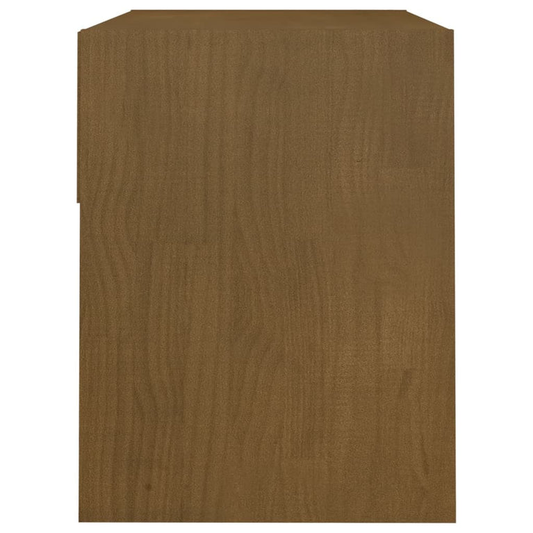 Nachtkastjes 2 st 40x31x40 cm massief grenenhout honingbruin MeubelReus