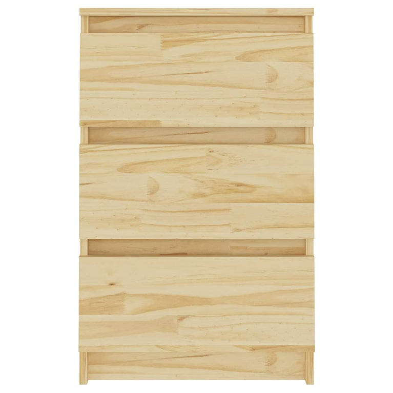Nachtkastjes 2 st 40x29,5x64 cm massief grenenhout MeubelReus