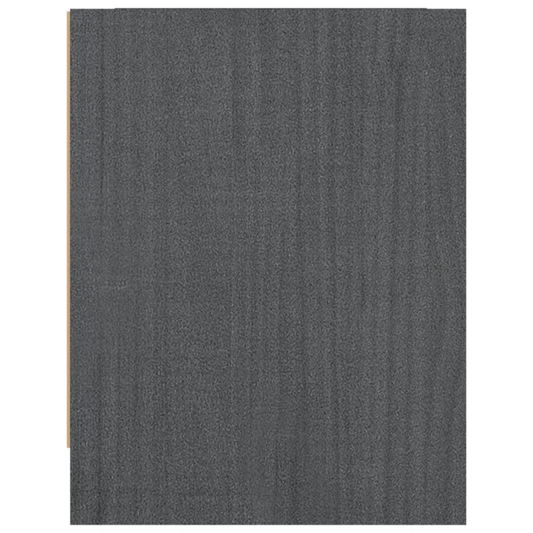 Nachtkastje 40x30,5x40 cm massief grenenhout grijs MeubelReus