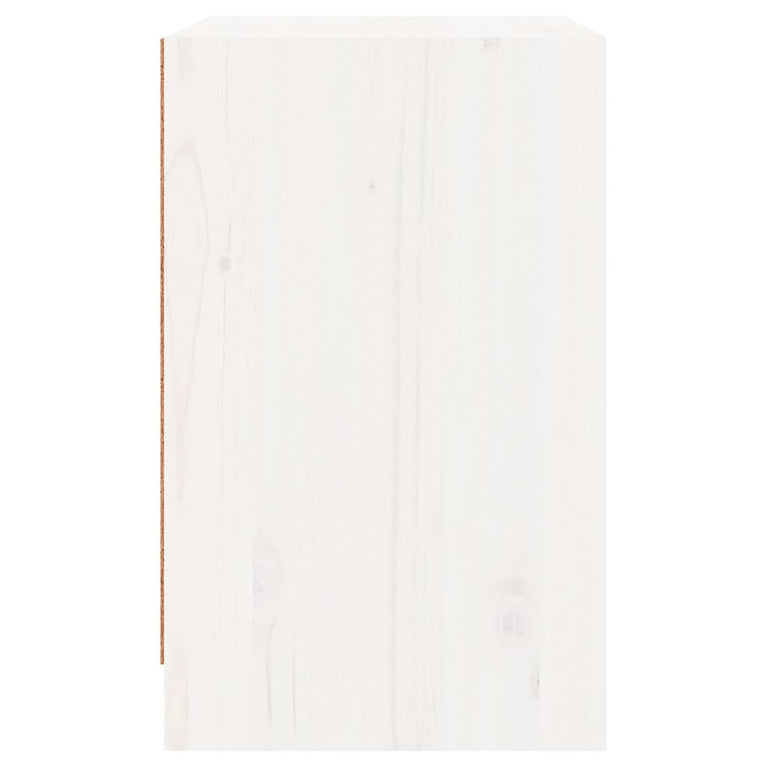 Nachtkastjes 2 st 40x31x50 cm massief grenenhout wit MeubelReus