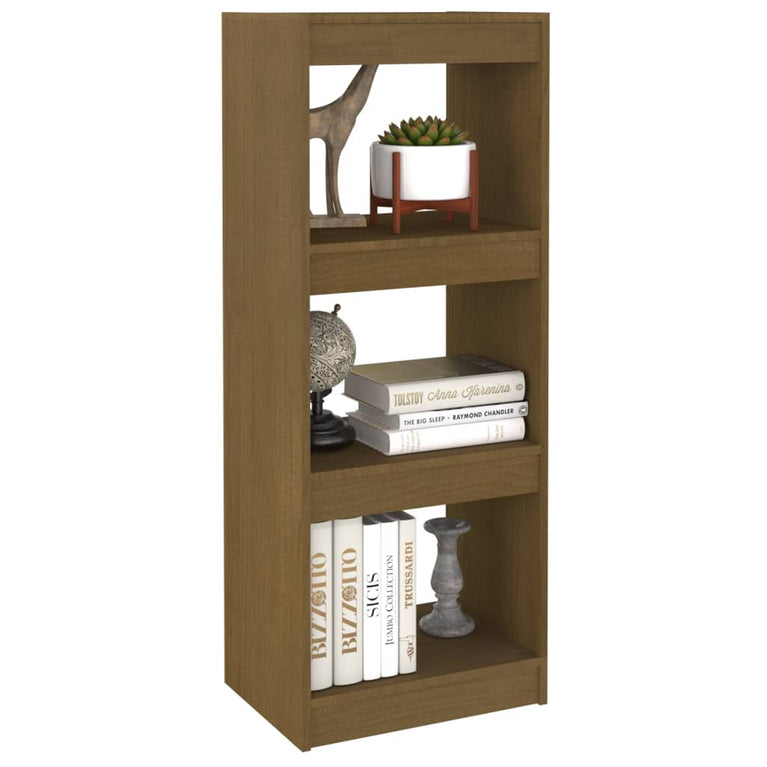 Boekenkast/kamerscherm 40x30x103,5 cm grenenhout honingbruin MeubelReus