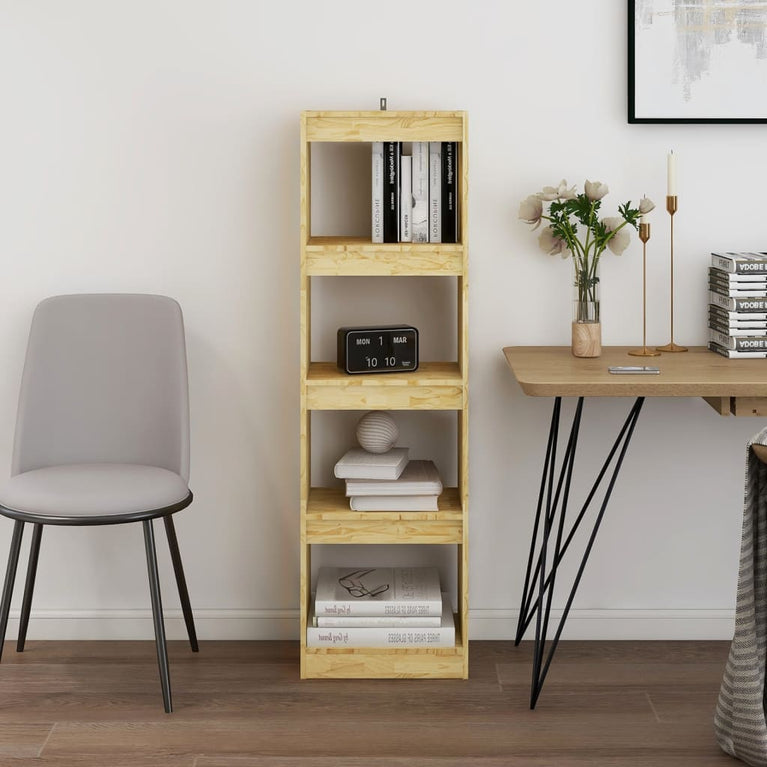 Boekenkast / kamerscherm 40x30x135,5 cm massief grenenhout MeubelReus