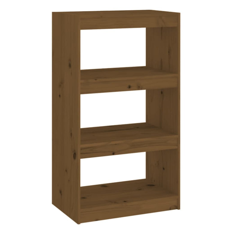 Boekenkast/kamerscherm 60x30x103,5 cm grenenhout honingbruin MeubelReus