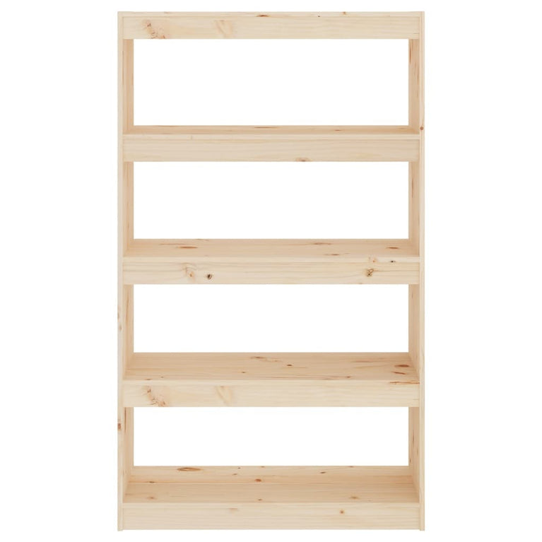 Boekenkast/kamerscherm 80x30x135,5 cm massief grenenhout MeubelReus