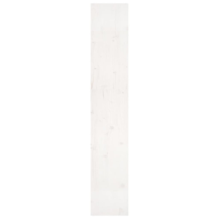 Boekenkast/kamerscherm 80x30x167,4 cm massief grenenhout wit MeubelReus