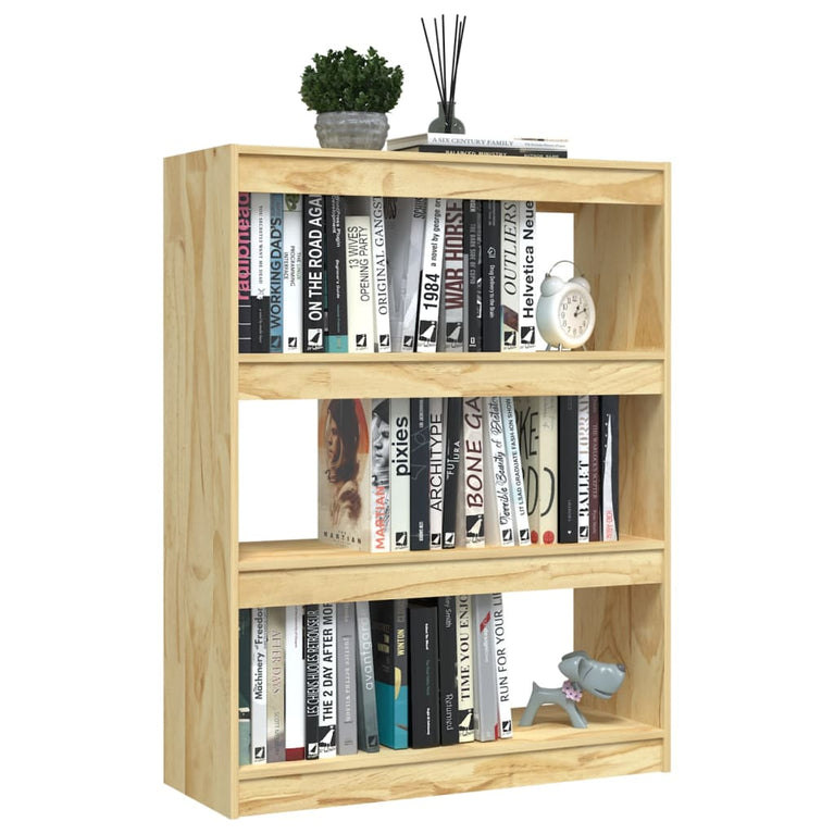 Boekenkast / kamerscherm 100x30x103 cm massief grenenhout MeubelReus