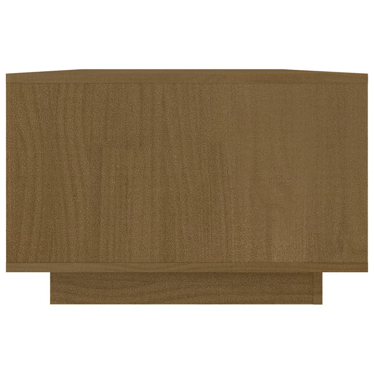 Salontafel 110x50x33,5 cm massief grenenhout honingbruin MeubelReus