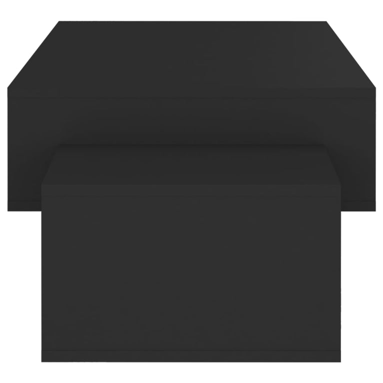 Salontafel 105x55x32 cm spaanplaat zwart MeubelReus