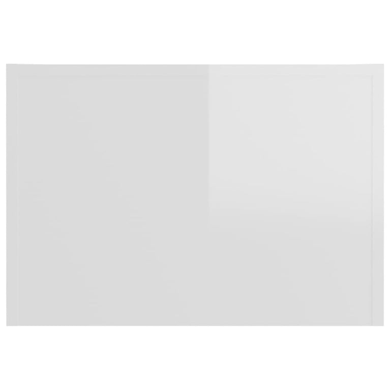 Salontafel 50x50x35 cm spaanplaat hoogglans wit MeubelReus