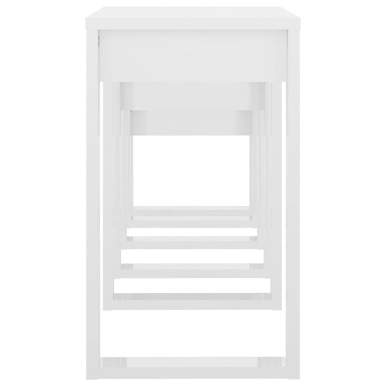 3-delige Tafeltjesset bewerkt hout hoogglans wit MeubelReus