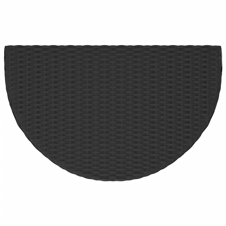 Tuintafel 80x50x75 cm poly rattan zwart MeubelReus