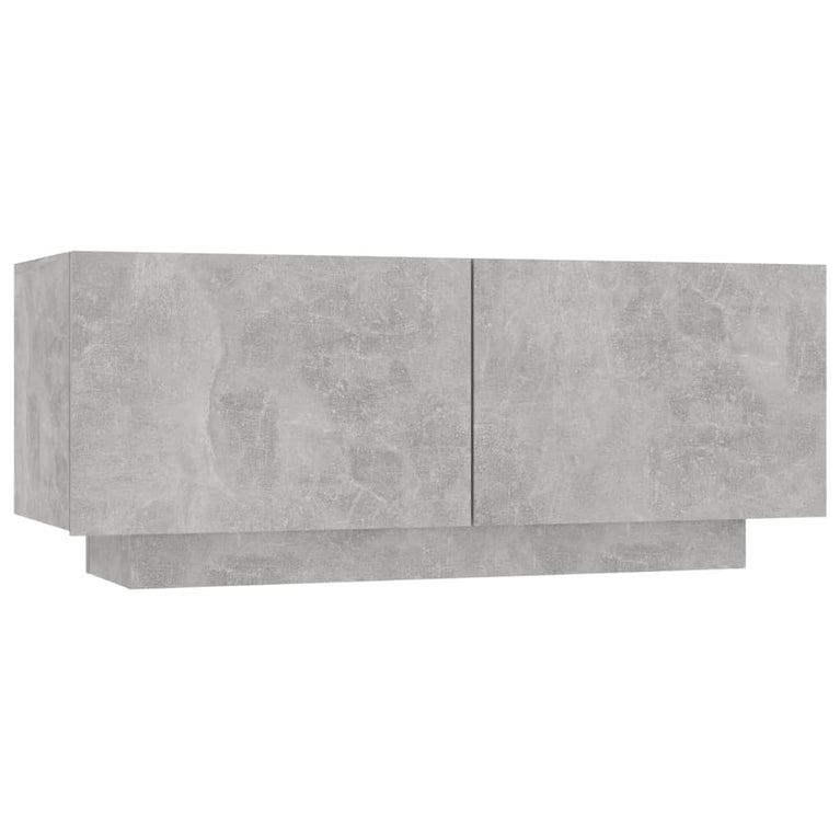 Nachtkastje 100x35x40 cm spaanplaat betongrijs MeubelReus