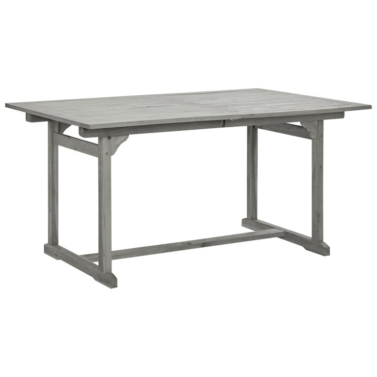 Tuintafel (150-200)x100x75 cm massief acaciahout MeubelReus