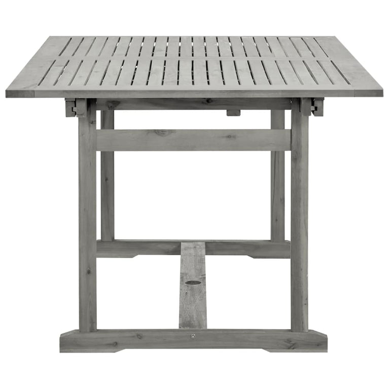 Tuintafel (150-200)x100x75 cm massief acaciahout MeubelReus