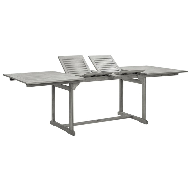 Tuintafel (160-240)x100x75 cm massief acaciahout MeubelReus