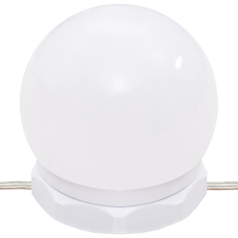 Spiegelkast met LED-verlichting 76x15x55 cm wit MeubelReus