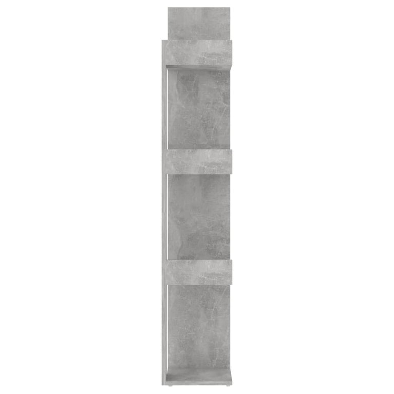Boekenkast 86x25,5x140 cm spaanplaat betongrijs MeubelReus