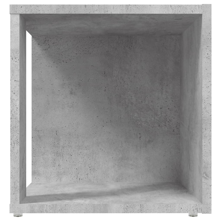 Bijzettafel 33x33x34,5 cm spaanplaat betongrijs MeubelReus