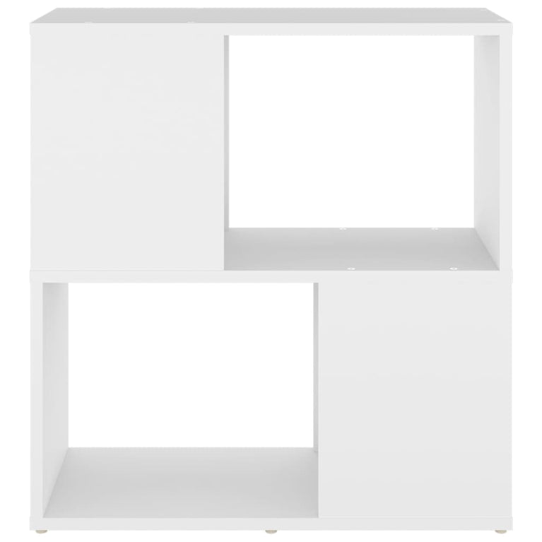 Boekenkast 60x24x63 cm bewerkt hout wit MeubelReus