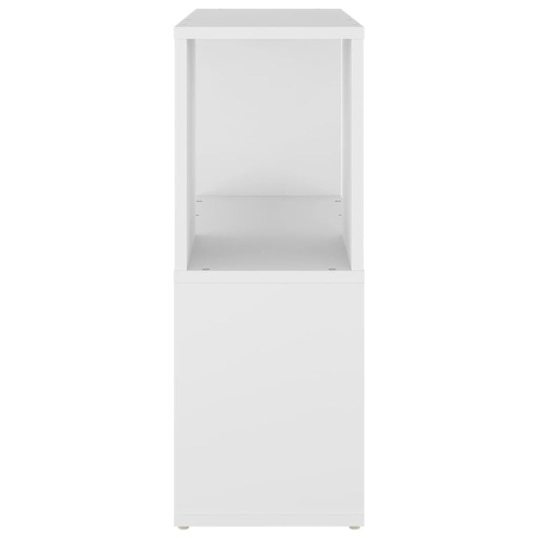 Boekenkast 60x24x63 cm bewerkt hout wit MeubelReus