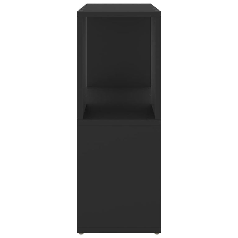 Boekenkast 60x24x63 cm spaanplaat zwart MeubelReus