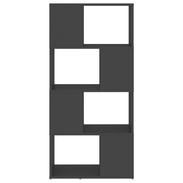 Boekenkast/kamerscherm 60x24x124,5 cm spaanplaat grijs MeubelReus