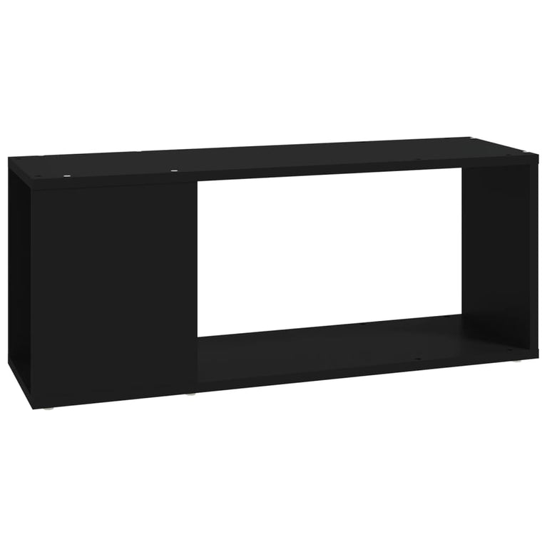 Tv-meubel 80x24x32 cm spaanplaat zwart MeubelReus