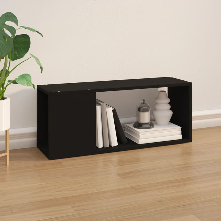 Tv-meubel 80x24x32 cm spaanplaat zwart MeubelReus