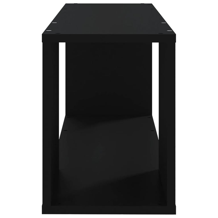 Tv-meubel 80x24x32 cm spaanplaat zwart MeubelReus