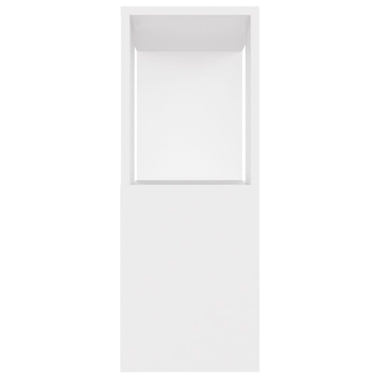 Tv-meubel 80x24x63 cm spaanplaat wit