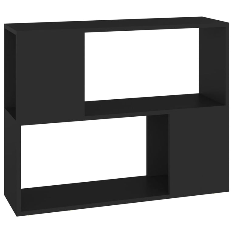 Tv-meubel 80x24x63 cm spaanplaat zwart MeubelReus