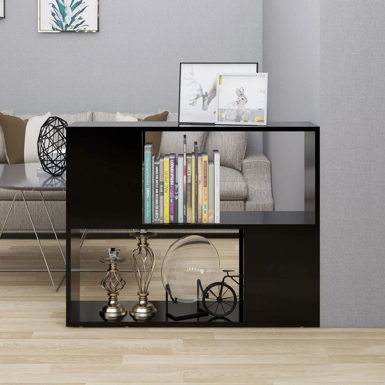 Tv-meubel 80x24x63 cm spaanplaat zwart MeubelReus