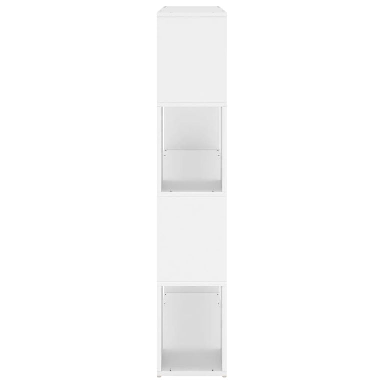 Boekenkast/kamerscherm 100x24x124 cm wit