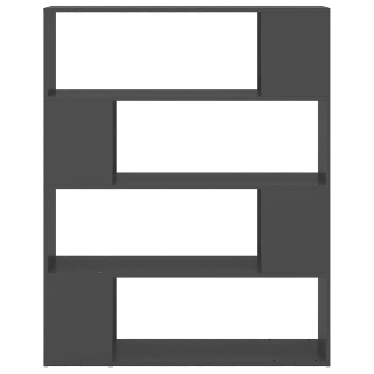 Boekenkast/kamerscherm 100x24x124 cm grijs MeubelReus