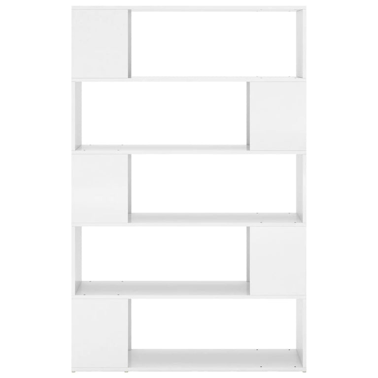 Boekenkast/kamerscherm bewerkt hout hoogglans wit MeubelReus