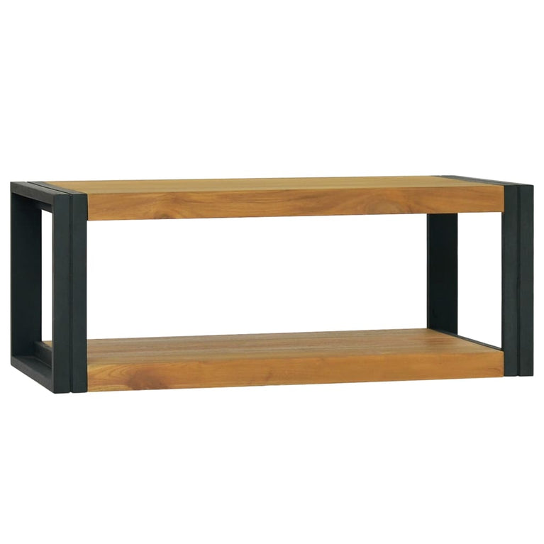 Badkamerkast 90x45x35 cm massief teakhout MeubelReus