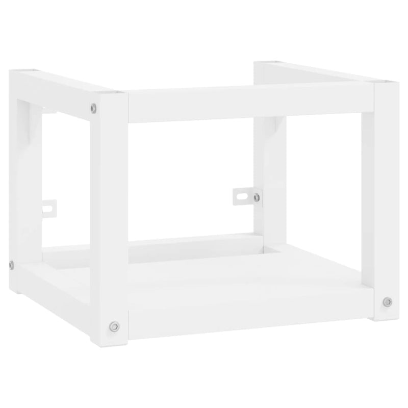 Wastafelframe wandgemonteerd 40x38x31 cm ijzer wit MeubelReus