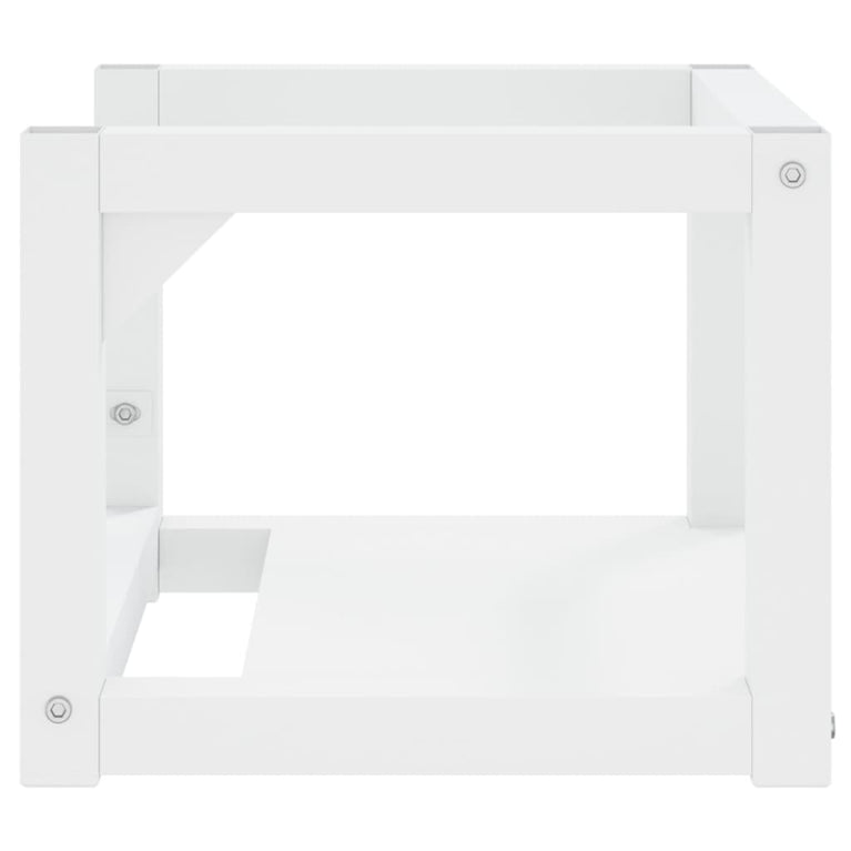 Wastafelframe wandgemonteerd 40x38x31 cm ijzer wit MeubelReus