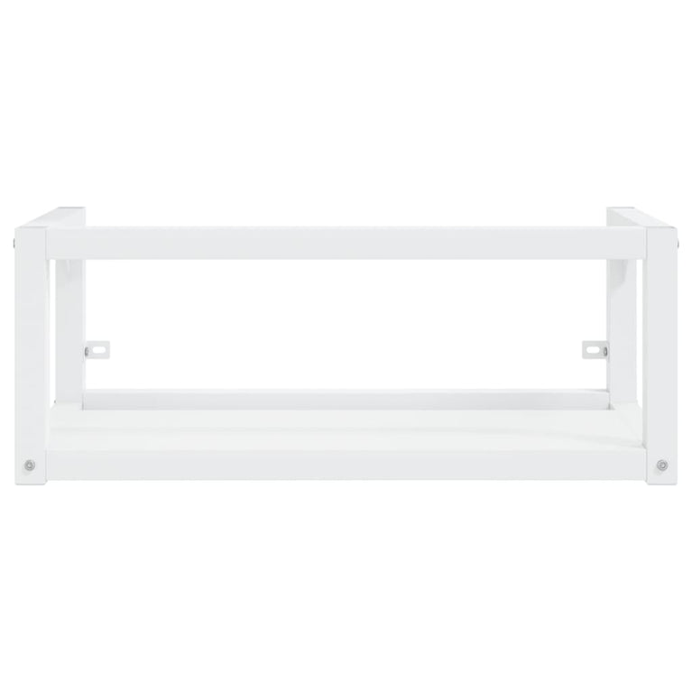 Wastafelframe wandgemonteerd 79x38x31 cm ijzer wit MeubelReus