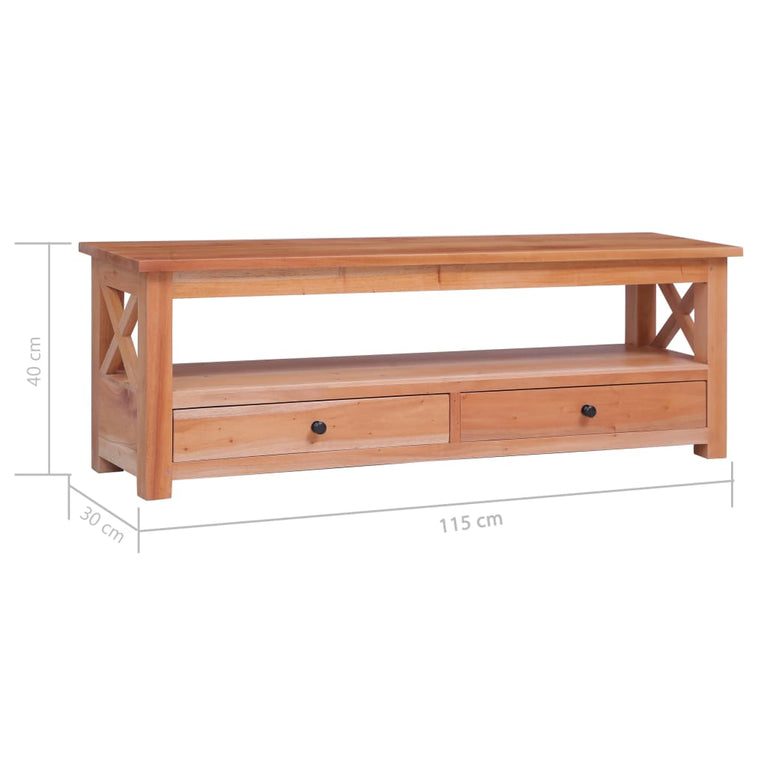 Tv-meubel 115x30x40 cm massief mahoniehout MeubelReus