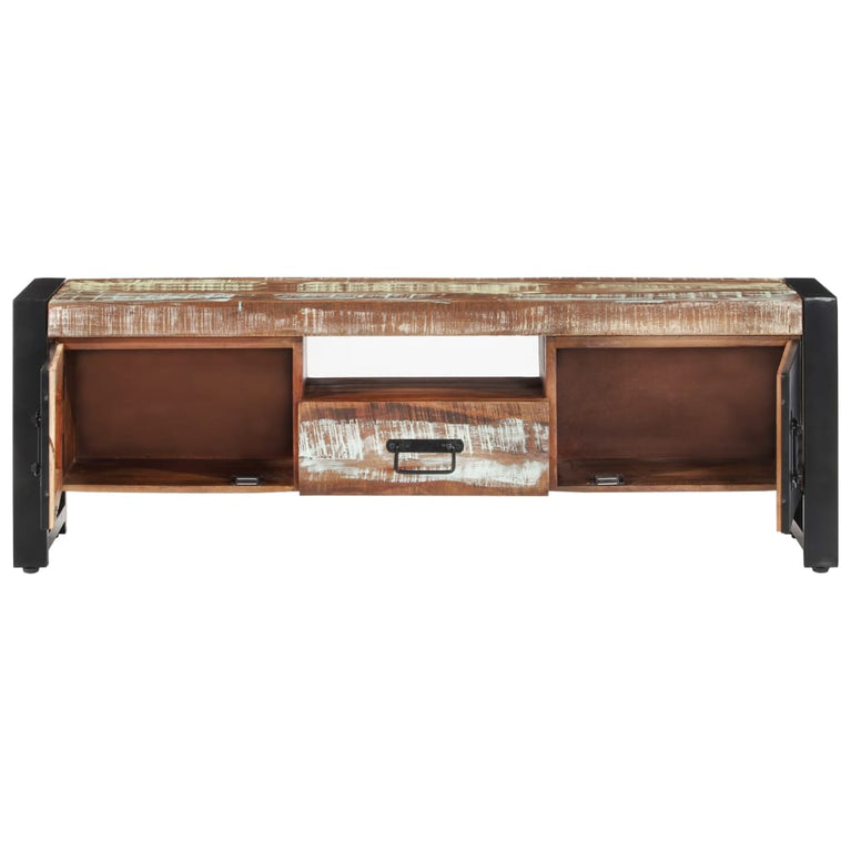 Tv-meubel 120x30x40 cm massief gerecycled hout MeubelReus