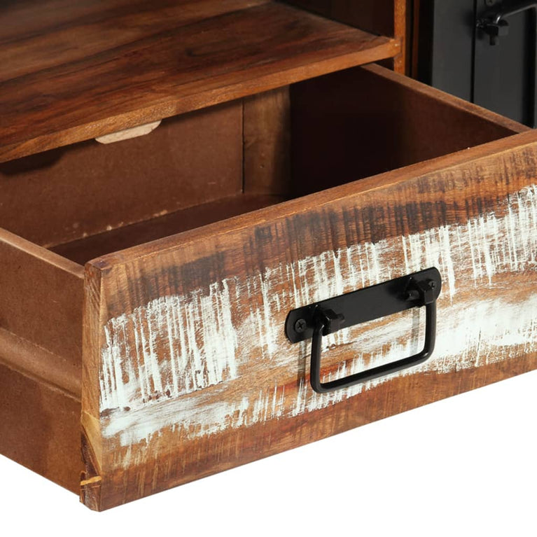 Tv-meubel 120x30x40 cm massief gerecycled hout MeubelReus