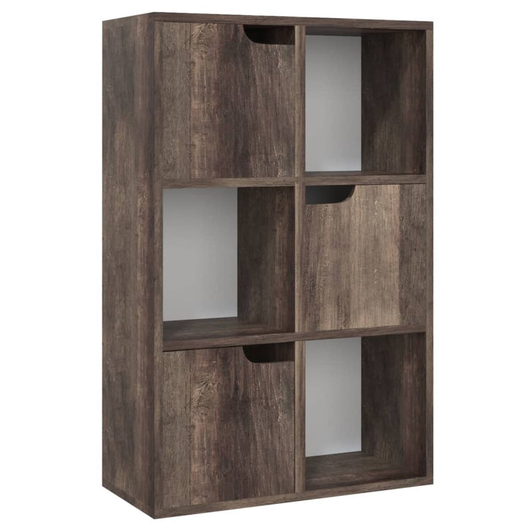 Boekenkast 60x27,5x88 cm spaanplaat gerookt eiken MeubelReus