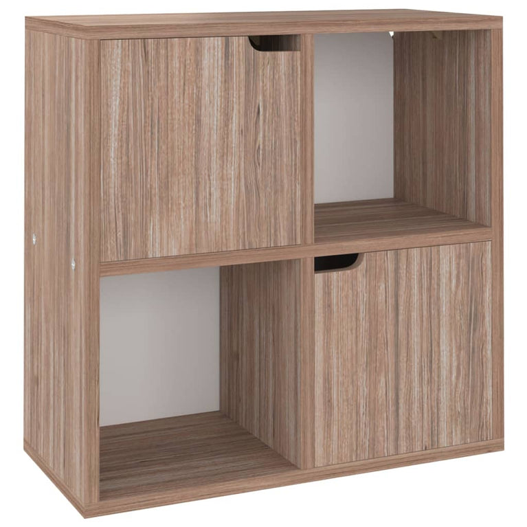 Boekenkast 60x27,5x59,5 cm spaanplaat grijs sonoma eiken MeubelReus