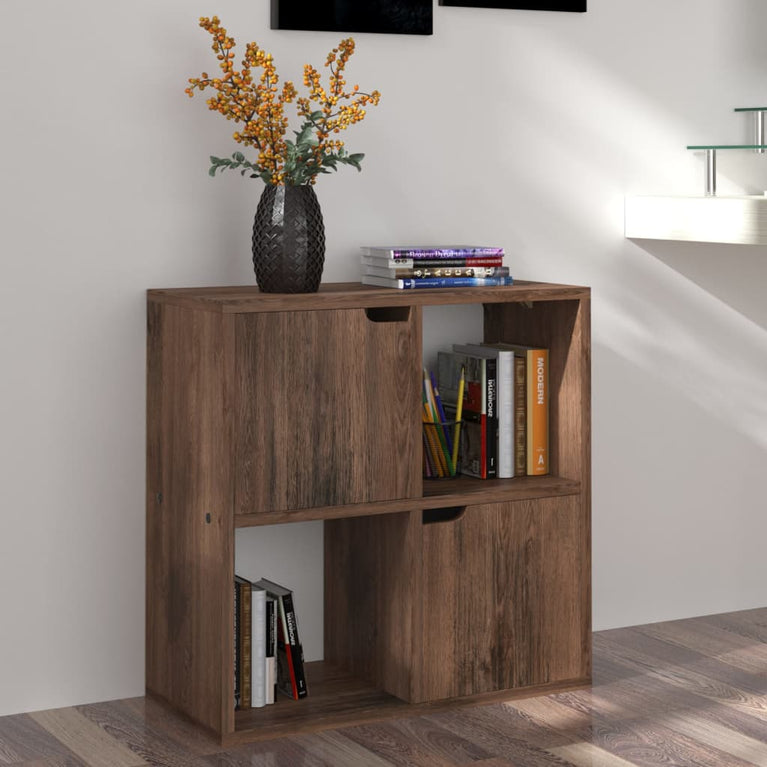 Boekenkast 60x27,5x59,5 cm spaanplaat gerookt eiken MeubelReus