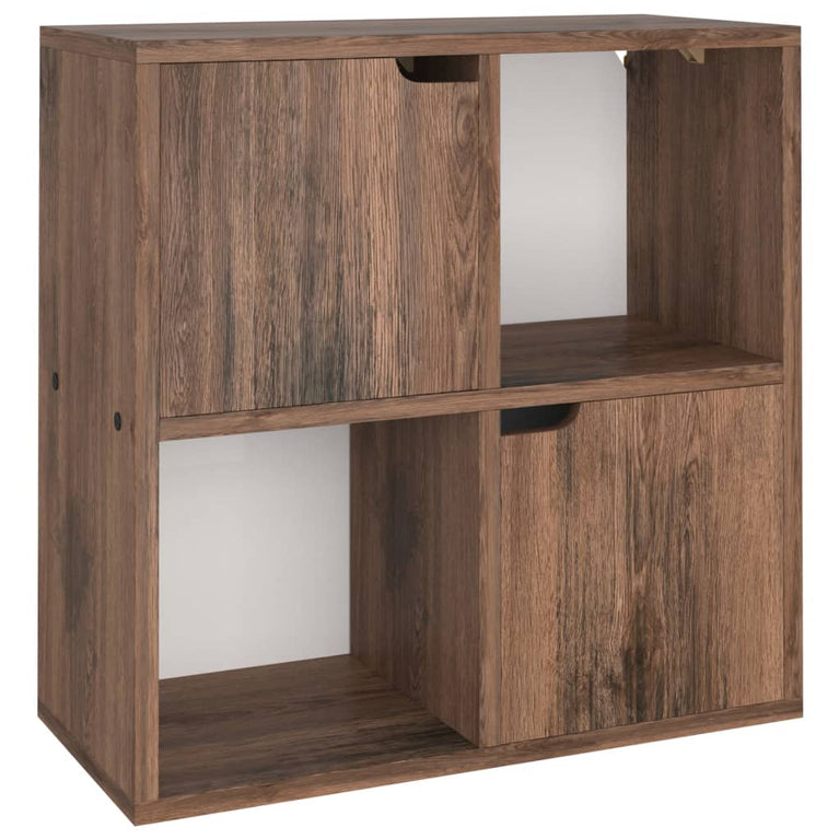 Boekenkast 60x27,5x59,5 cm spaanplaat gerookt eiken MeubelReus