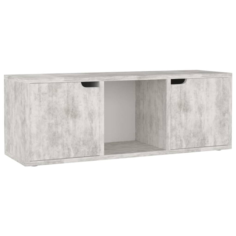 Tv-meubel 88,5x27,5x30,5 cm spaanplaat betongrijs MeubelReus